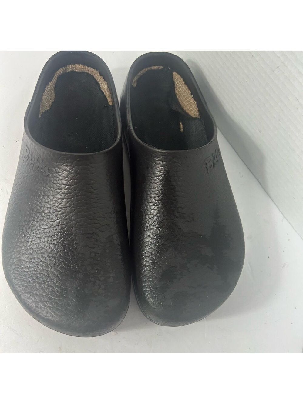 Birkenstock Super-Birki Rubber Slip On Clogs Mules Black Slip-On Clogs Unisex